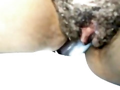Cuckold tapes his black gf getting fucked in a gloryhole