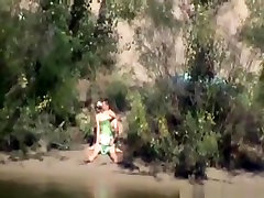 Voyeur tapes a mother son pak having sex in public on the side of the river
