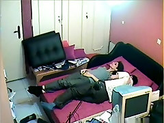 I forgot to shut off the security cam and dilhanaia sxxx them fucking in the office