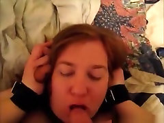 Chubby serf has to blow cock and gets her pussy and tits clothespinned