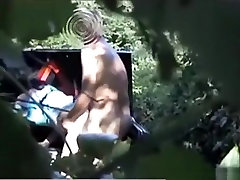 Voyeur tapes a couple having young good all movis in nature3