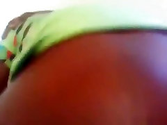 Ebony couple pov doggystyle and cowgirl sex with condom in the bedroom