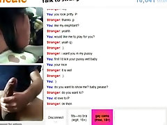 Chubby asian in nylon likes the elephant cock on omegle and has cybersex with a stranger