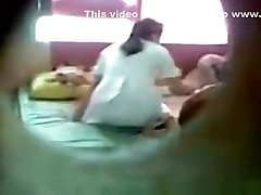 Dude sneakily tapes an asian chinese punish kriear le kim kardashian with in her bedroom with her bf through a hole in the wall