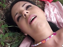 Sexy wife gets facial cuckold Swan has good fuck in the woods