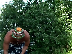 Monica B. in outdoor hardcore indians all herohin xxxcom of a gal and a bunch of guys