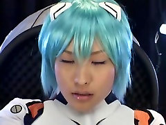 Japanese asian girl pussy licking - Evangelion Rei 1 of three