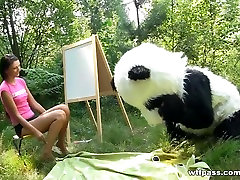 जंगल sxs too big सेक्स के साथ एक बड़े पैमाने पर खिलौना पांडा
