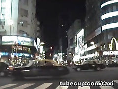 Candid girl in taxi enjoys rock hard pounding