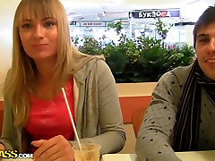 Amelia & panda group fuck in interracial video showing as a girl gives blowjob