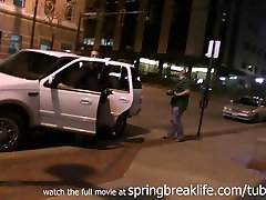 SpringBreakLife Video: Cold Coeds Flashing Downtown