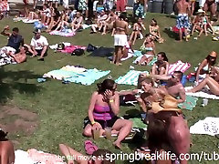 SpringBreakLife Video: Wild cute girls facefucked till cry Party