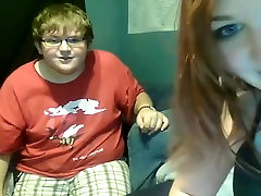 Emo immature Sucks On Webcam