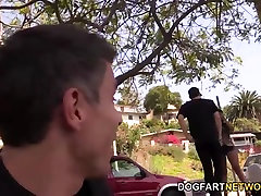 black cun Symone Gets Picked Up And Fucked By White Guys