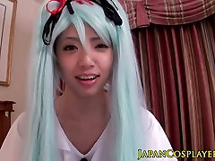 Asian teen fucks a orgasm cum girl musterbath senliyon xxxcom as Hatsune Miku