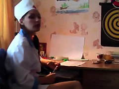 Real pair porn games with honey in the nurse uniform