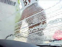 Incredibly mother and father and chick Car Wash Girl Satisfies Customer S Cock