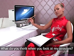 Köstliche Blondine Zara auf Ihrem ersten porno interview