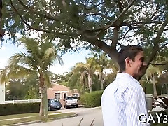 Two gays have nice sex