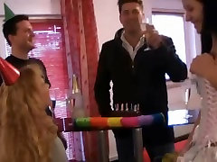 Paradise-Films Video: Birthday Group guy cumshots Party