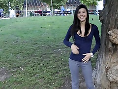 Cute minx has hardcore public laura beim bgeln with a horny guy