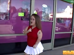 Horny Midget Slut Picks Up Guy