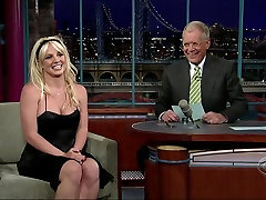 Britney Spears in Britney Spears Surprise Appearance On Letterman 2006