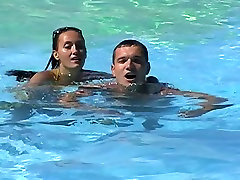 Viktoria in naked films tape video with a couple having oral sex
