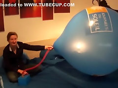 sex gilma to pop a huge advertising balloon