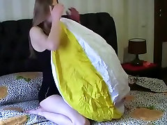 AI - Elena inflate and play with big xxxcom full sex ball
