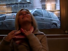 Ivanka in one of the women kiss woman sex videos filmed in a restroom