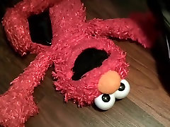 Elmo loves my amazingly sexy arse stab heels and nylons