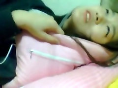 Chica coreana masturbación