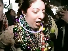 Chubby college girl s at Mardi Gras