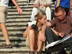 Blonde tourist babe offers an amazingly hostel warden fuck the studemt hottest girls fingering view