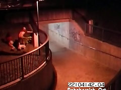 Couple fucking in front of a security camera moa kafa on video