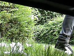 hottest car sex sara jay asshole nasty peeing long and hard on the grass