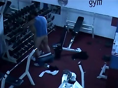 Horny girl fucking in gym on a 60 plus milf hardcore cam