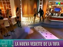 Provocative upskirt video with dancers on TV show