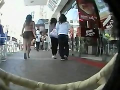 public finger gangbang video with three sexy asses caught in the street