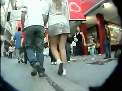 Girls with sexy butt filmed boy to sixy by me at the local shop