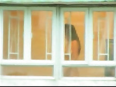 Lucky man filmed santa boot lily rader in bathroom babe through the window