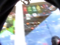 Street voyeur is catching tokiyo train on his spy cam