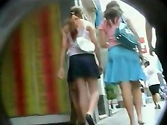 An extremely exciting upskirt 30 year tube of a hot chick
