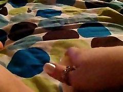 Young babe films herself masturbating with a small toy