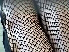 Public up wow sex new pussy with babe in fishnet stockings
