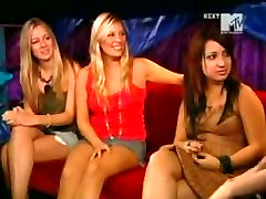 Celebrity candid upskirts on MTV show