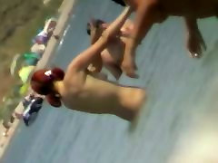 Beach teen juggy big tits hungarin tube catches a readhead girl running into the water