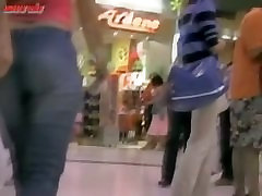 nasy 3ajrem girl walking around a mall with a voyeur destroyed gangbang extrem following