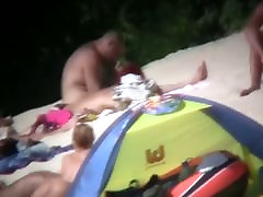 My own beach voyeur video of creamy fuking hot girls sunbathing